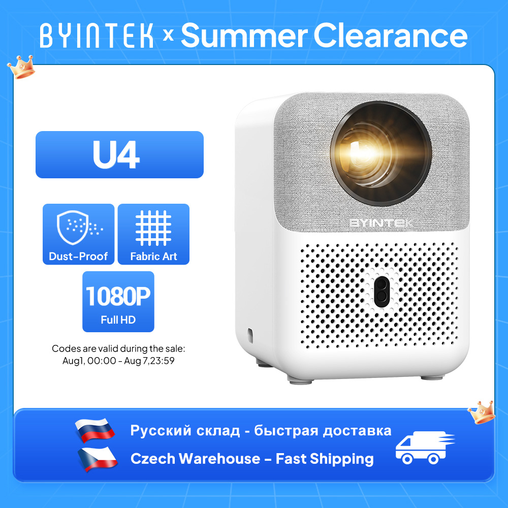 Home Cinema Compact - BYINTEK Full HD Mini Projektör U4