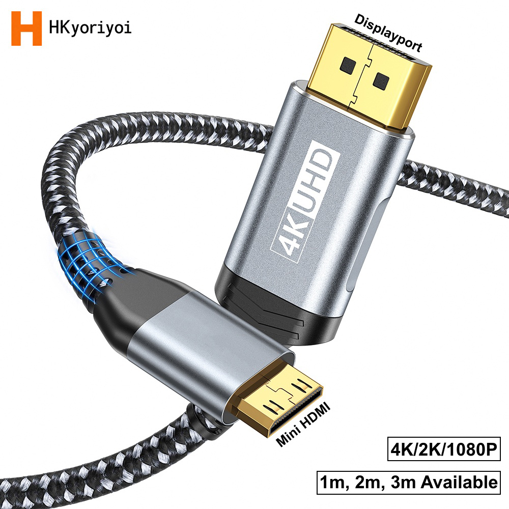 Home Cinema Portable - DisplayPort Mini HDMI Kablosu UHD 4K