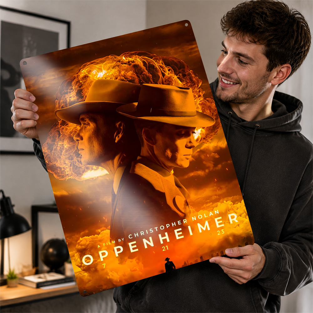 Home Cinema Gifts - Oppenheimer Film Posteri Sinema Duvar Sanatı