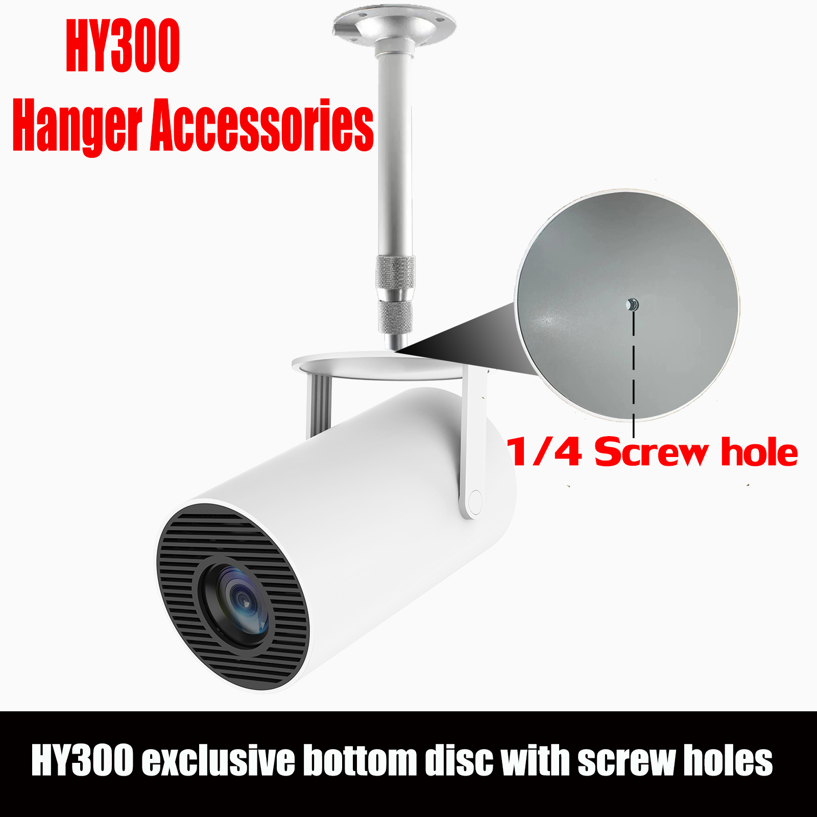 Projector Mount Ceiling - HY300 Projektör Aksesuarları Projektör Arka Işığı
