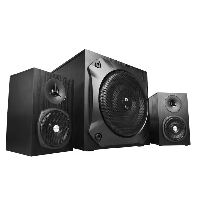 Home Cinema Wireless Speakers - S909 Mini Kablosuz Ahşap Hoparlör Taşınabilir
