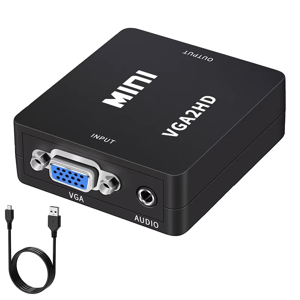 Mini VGA HDMI uyumlu Dönüştürü - Home Cinema Portable incelemesi ve fiyatı