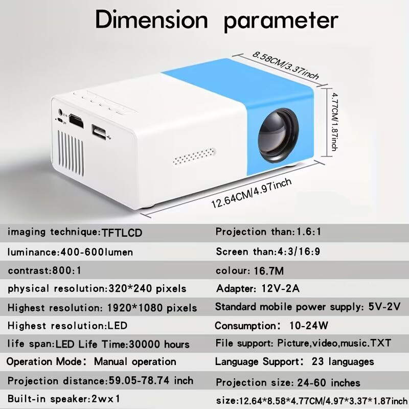 Ev yatak odası duvar projeksiy - Home Cinema Compact incelemesi ve fiyatı