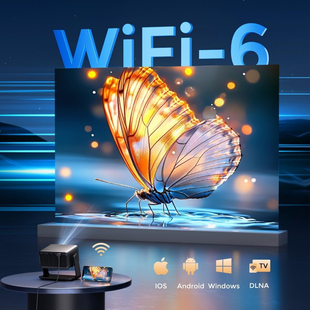 4K Video Projektör Wifi Blueto - Home Cinema Compact incelemesi ve fiyatı