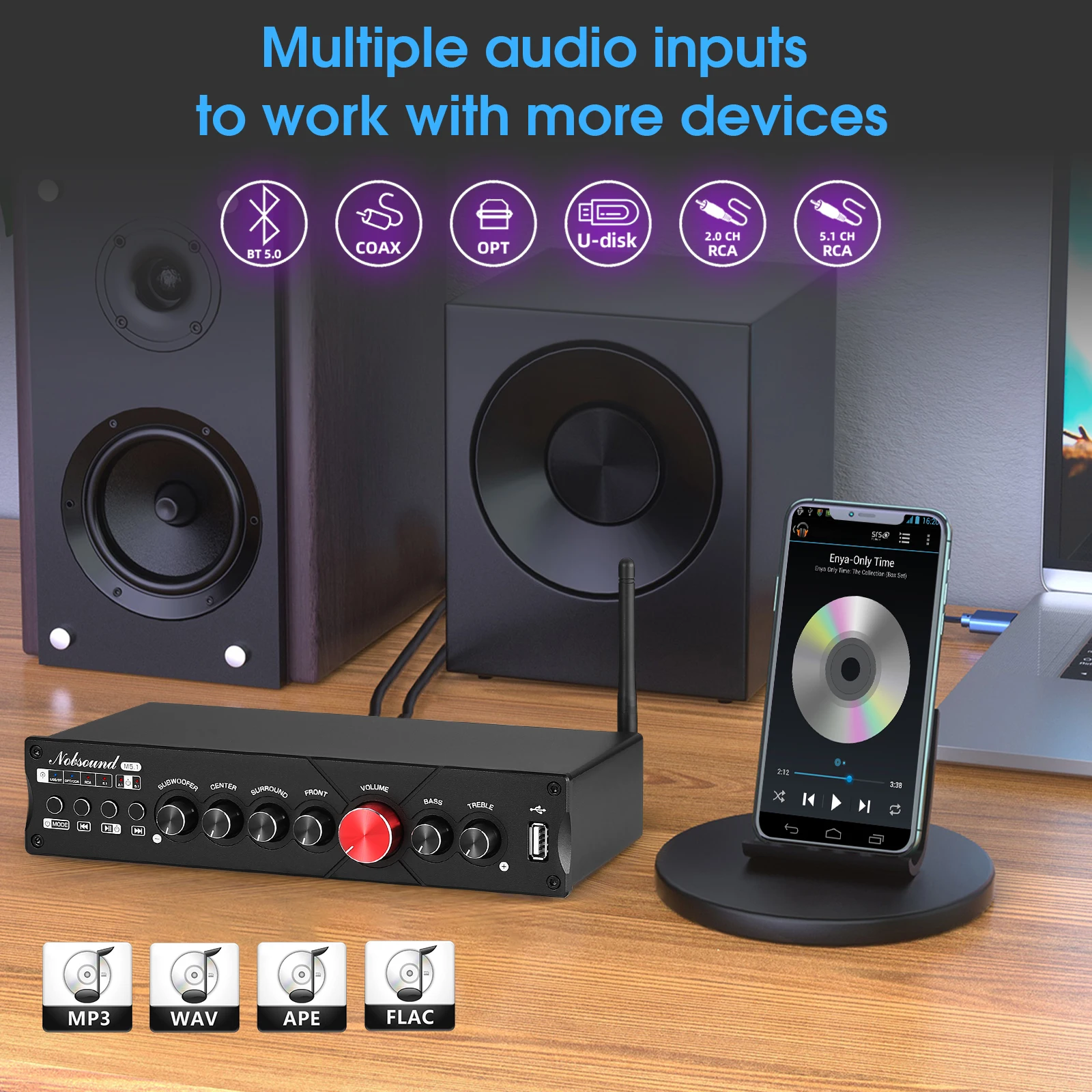 Nobsound M5.1 Dijital Bluetoot - Home Cinema Samsung 5.1 incelemesi ve fiyatı