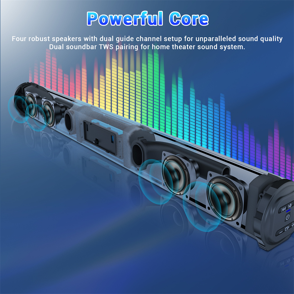 Ses Çubuğu TV Ses Sistemi Blue - Home Cinema Wireless Speakers incelemesi ve fiyatı