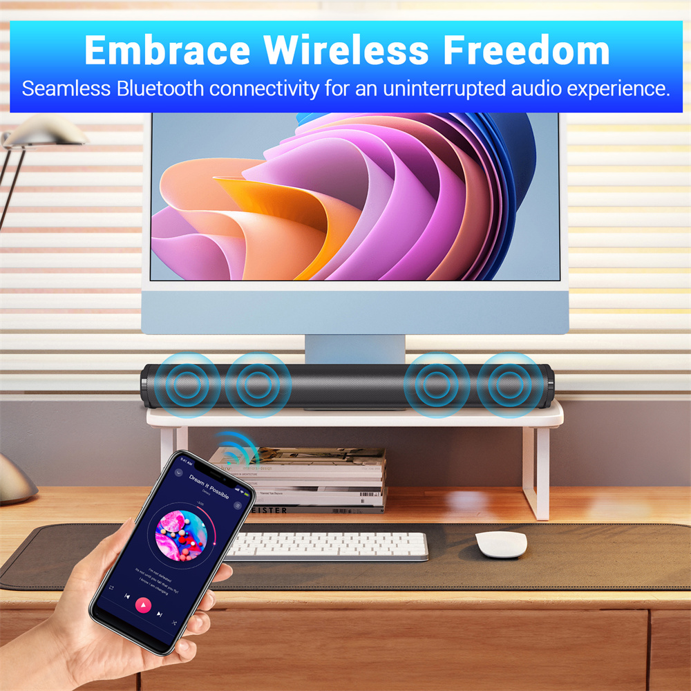 Ses Çubuğu TV Ses Sistemi Blue - Home Cinema Wireless Speakers incelemesi ve fiyatı