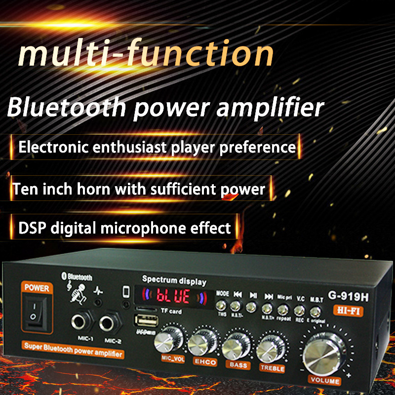G-919H 1000W ev güç amplifikat - Home Cinema Audio System incelemesi ve fiyatı