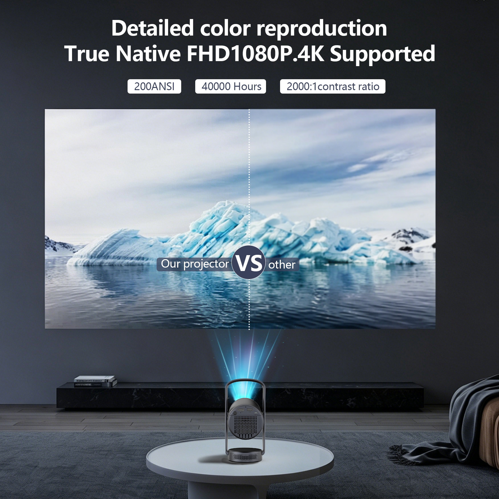 2026 Yeni Akıllı Taşınabilir P - Home Cinema Entertainment incelemesi ve fiyatı
