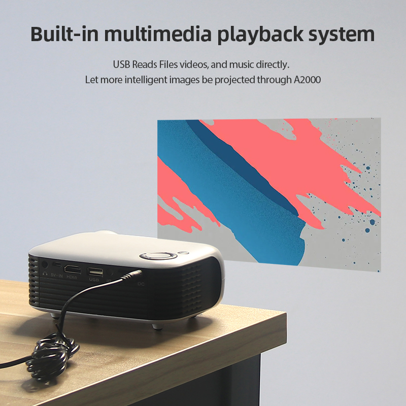 A2000 Mini Projektör Taşınabil - Home Cinema Compact incelemesi ve fiyatı