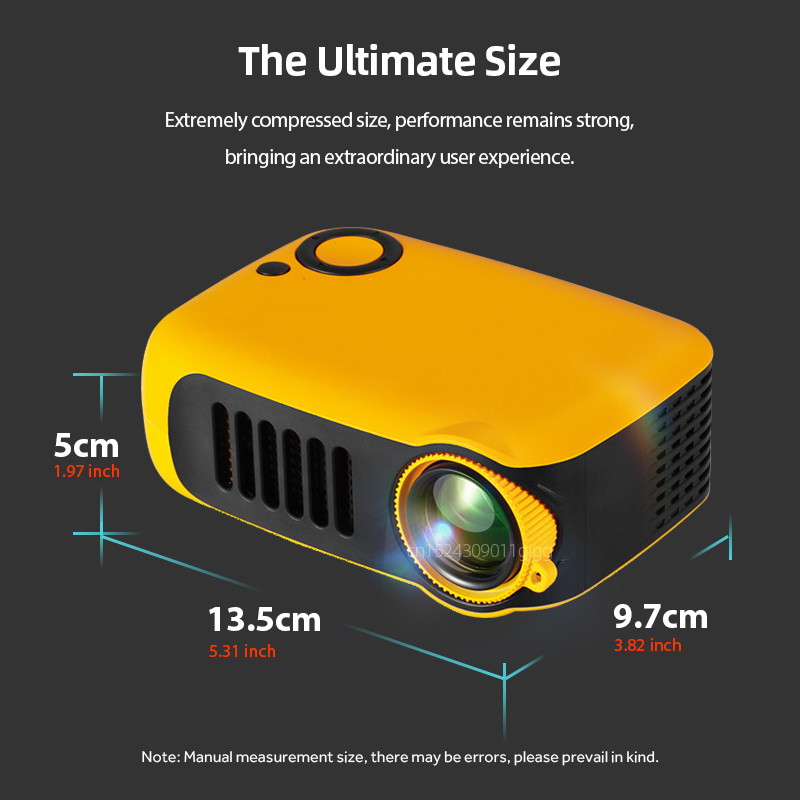 A2000 Mini Projektör Taşınabil - Home Cinema Compact incelemesi ve fiyatı