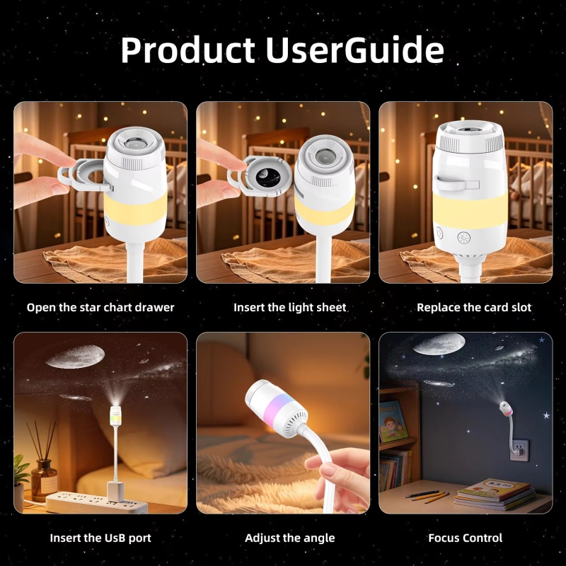 Yeni Galaxy Projektör Gece Lam - Projector Mount Ceiling incelemesi ve fiyatı