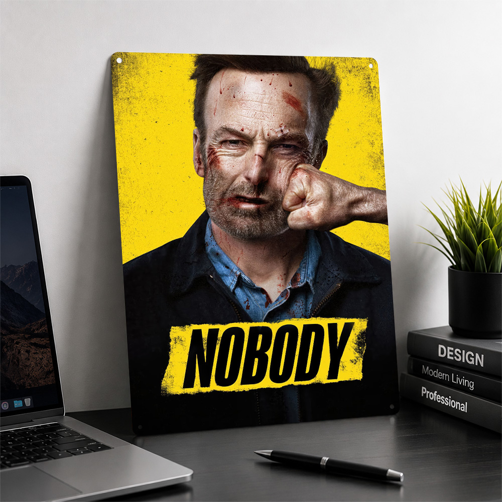 Nobody Movie Metal Poster Sine - Home Cinema Gifts incelemesi ve fiyatı