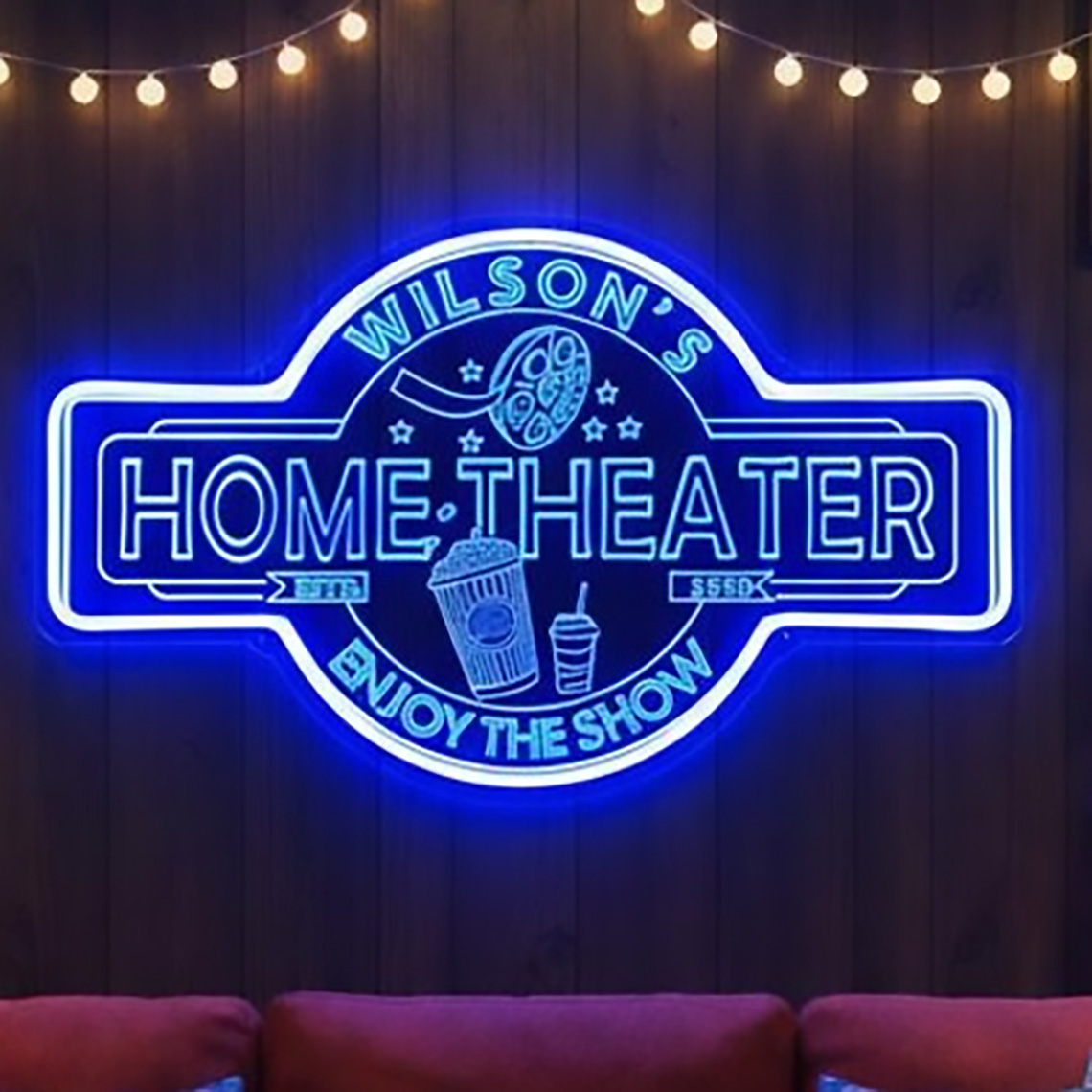 Özel Ev Sineması Neon Tabelası - Home Cinema Theater incelemesi ve fiyatı