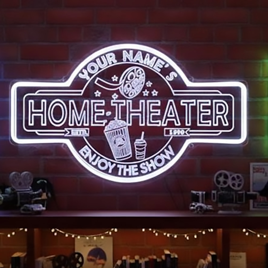 Özel Ev Sineması Neon Tabelası - Home Cinema Theater incelemesi ve fiyatı