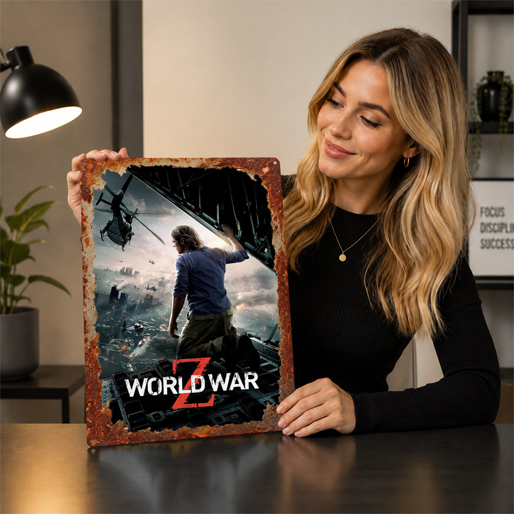 World War Z Film Posteri Sinem - Home Cinema Gifts incelemesi ve fiyatı