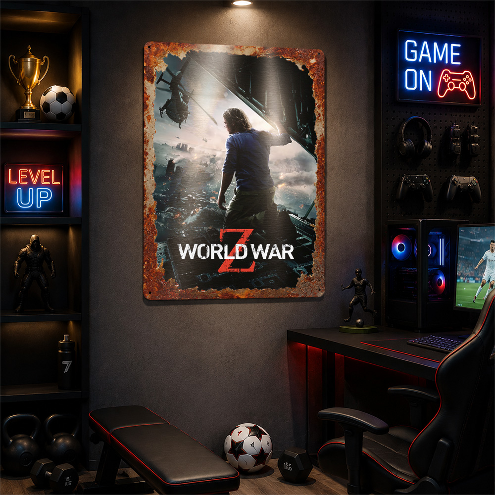 World War Z Film Posteri Sinem - Home Cinema Gifts incelemesi ve fiyatı