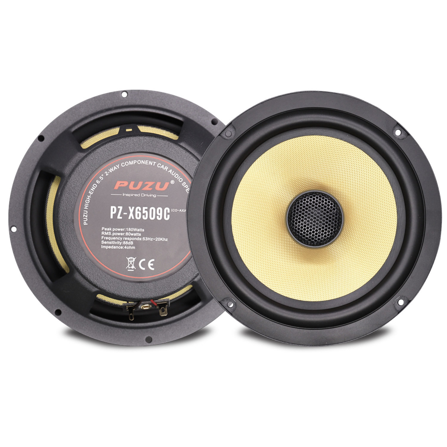 PUZU PZ-6509C co-eksenel araba - Home Cinema Audio System incelemesi ve fiyatı