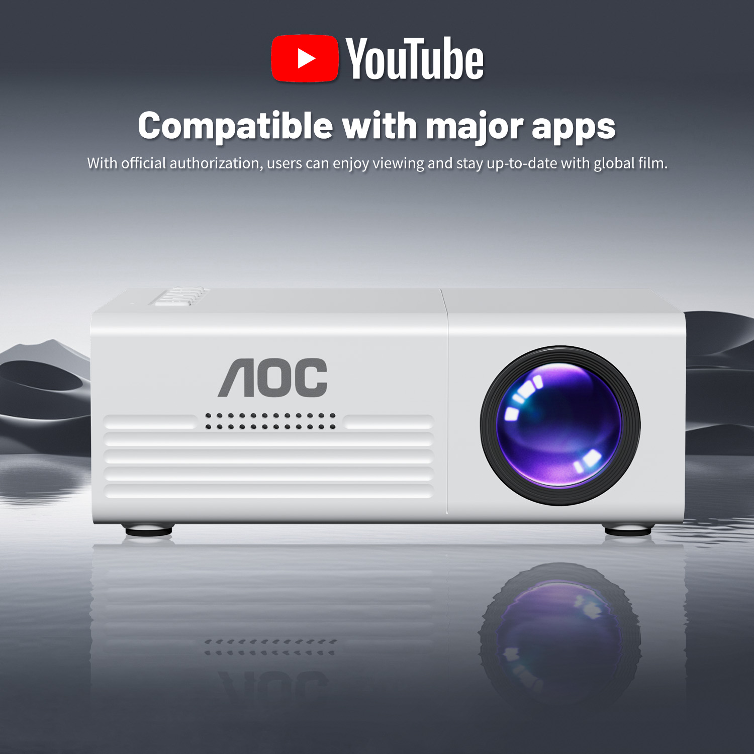 AOC Mini Projektör TFT LCD Wif - Home Cinema Compact incelemesi ve fiyatı