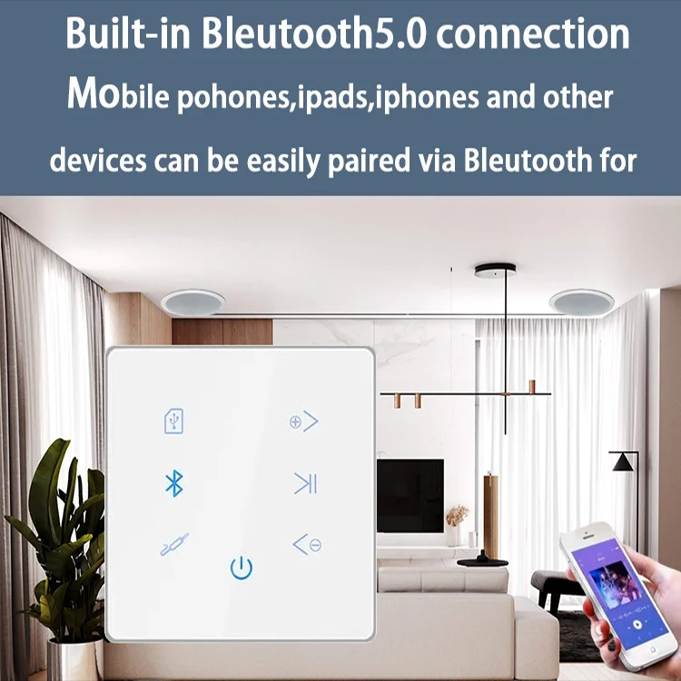 Bluetooth duvar amplifikatör e - Home Cinema Audio System incelemesi ve fiyatı
