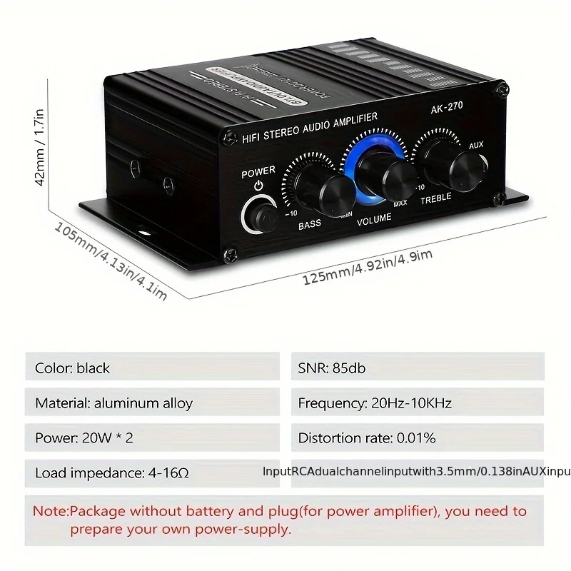 AK-270 12V/24V 400W Kompakt Gü - Home Cinema Compact incelemesi ve fiyatı