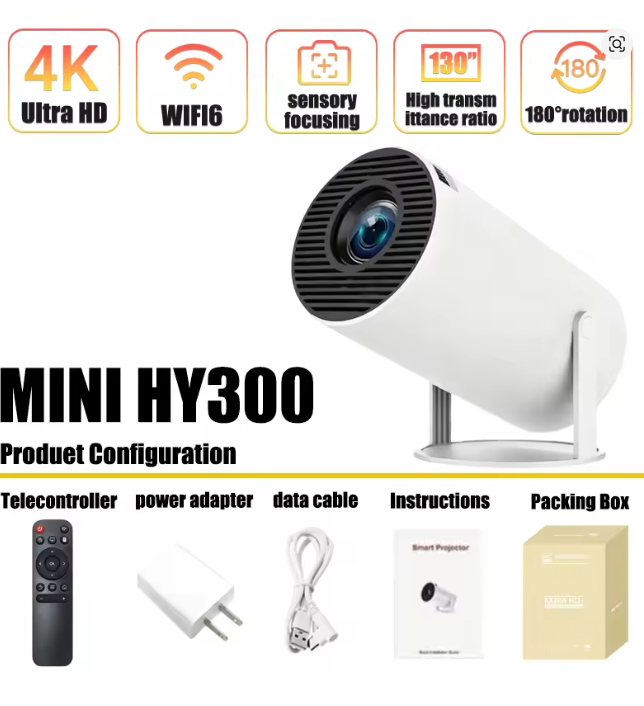 Mini HY300 Taşınabilir Projekt - Home Cinema Compact incelemesi ve fiyatı