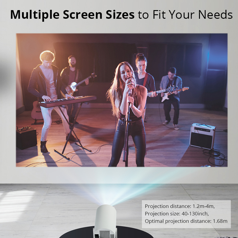 HY300 HiFi Projektör 4K Androi - Home Cinema Compact incelemesi ve fiyatı