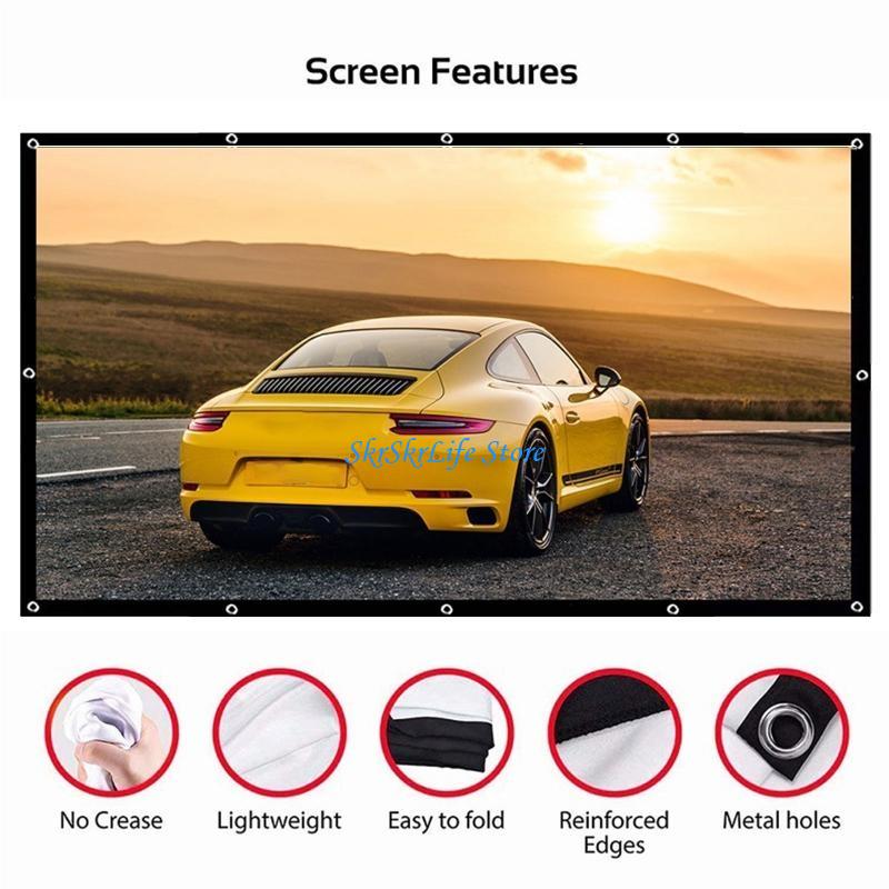 E65E 150 inç 16:9 projeksiyon  - Home Cinema Portable incelemesi ve fiyatı