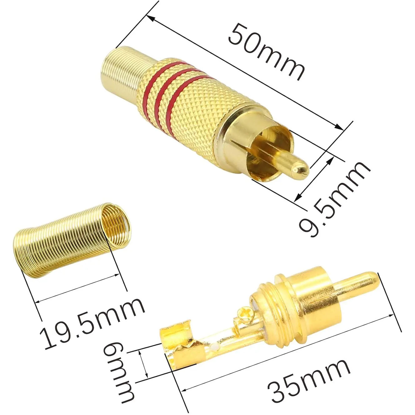 4 adet RCA fiş altın kaplama l - Home Cinema Audio System incelemesi ve fiyatı