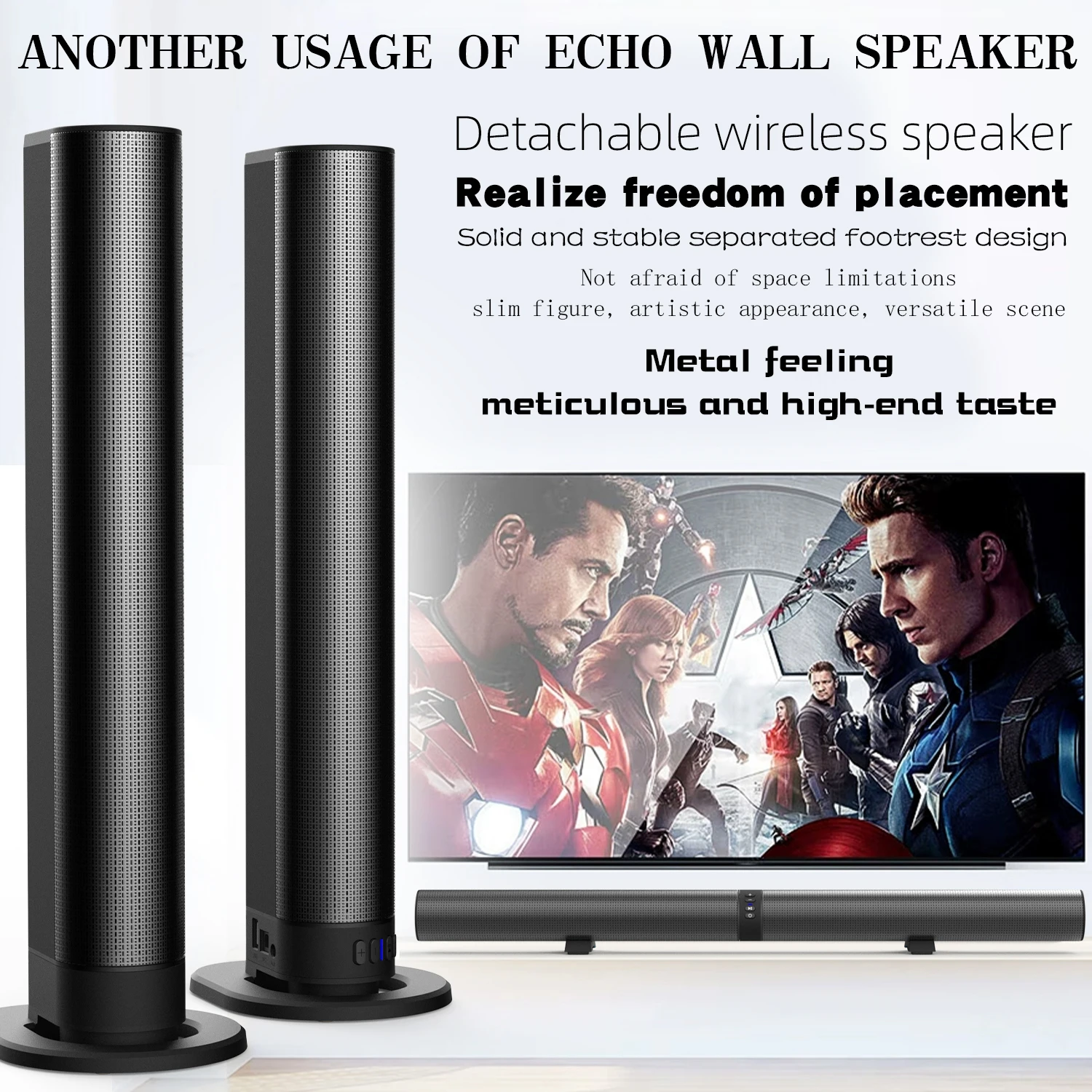 FM Soundbar TV Bluetooth Hopar - Home Cinema Wireless Speakers incelemesi ve fiyatı